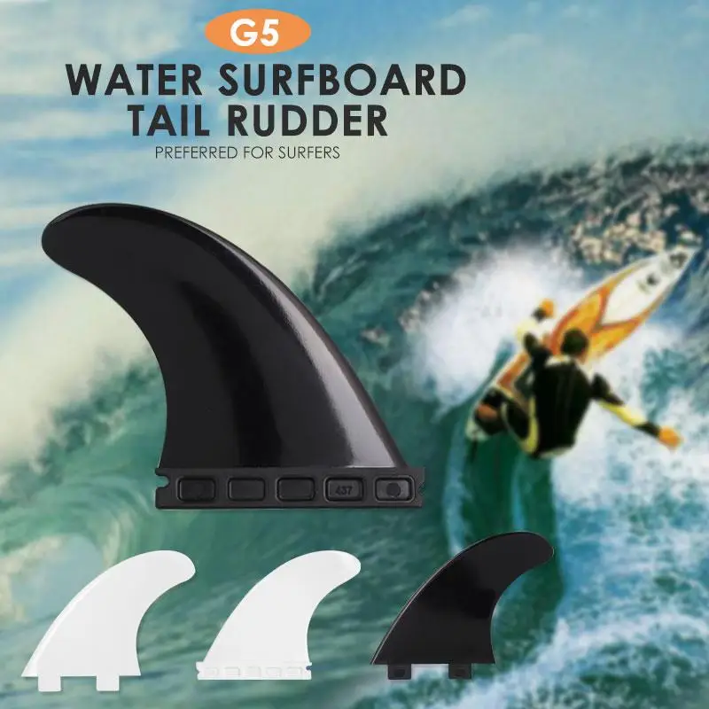 

Beach Surfriding High Quality Water Version Surfing Toys FUTURE Black FCS White No Word Pattern Shoal Drainage Drifting