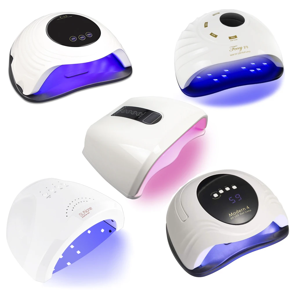168 Вт Профессиональная светодиодная УФ лампа для ногтей профессиональная