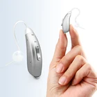 Невидимый слуховой аппарат, регулируемый звуковой усилитель с обеими ушами для пожилых людей, слуховой аппарат для сильной потери слуха с шумоподавлением