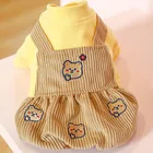 Одежда для собак, пальто для кошек, комбинезон для собак с рисунком медведя, толстовка с капюшоном для собак с рукавами Вельветовая короткая, комбинезоны, одежда для кошек