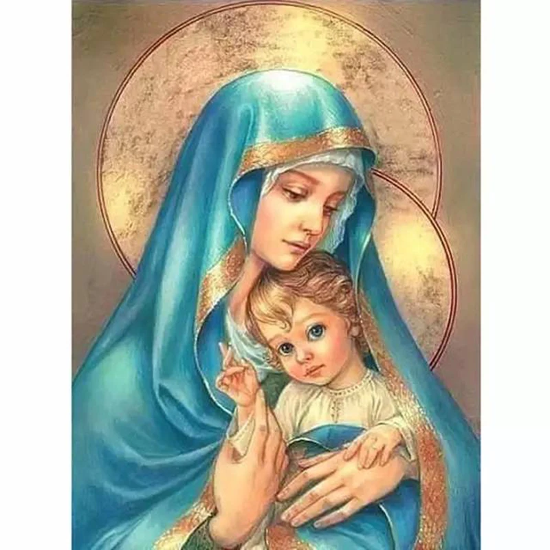 

5D DIY Diamond Painting Crystal Girl Angel Cross Stitch Resin Full Mosaic Rhinestone Diamond embroidery Icon diy Paintings