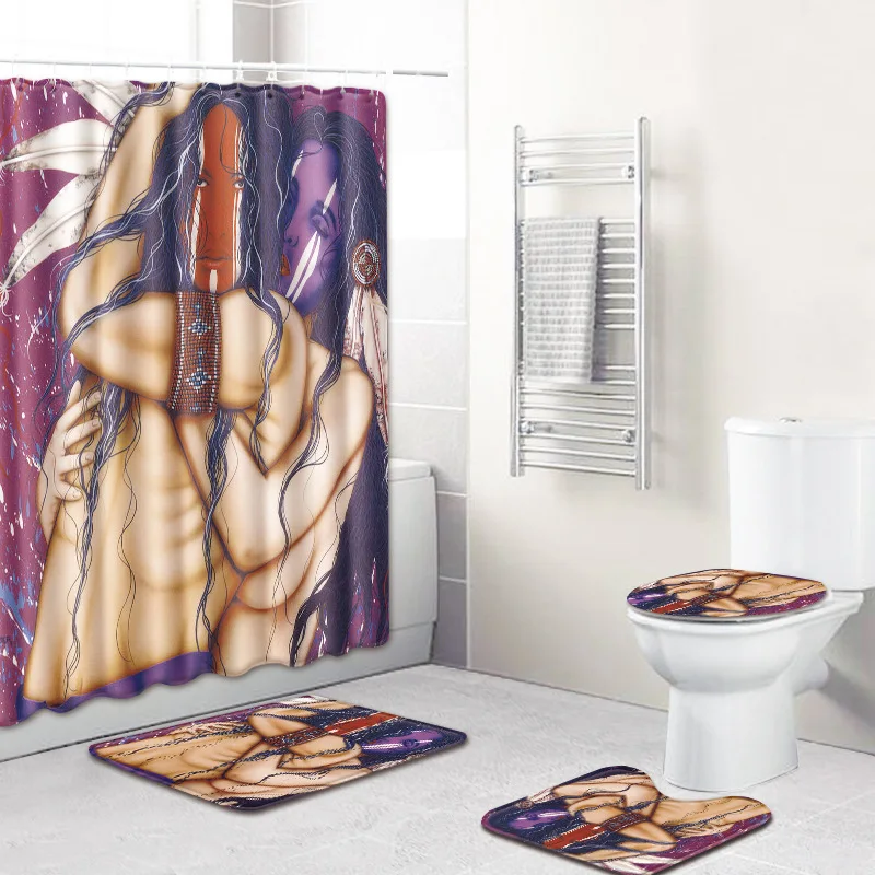 

Abstract Artistic Shower Curtain Curtains Curtain Shower Curtain Bathroom Curtain Shower Curtain Curtain