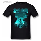 Классическая футболка GENSHIN IMPACT XIAO для мужчин и женщин, летняя хлопковая футболка высокого качества с коротким рукавом и графическим принтом, брендовая футболка, топ в подарок