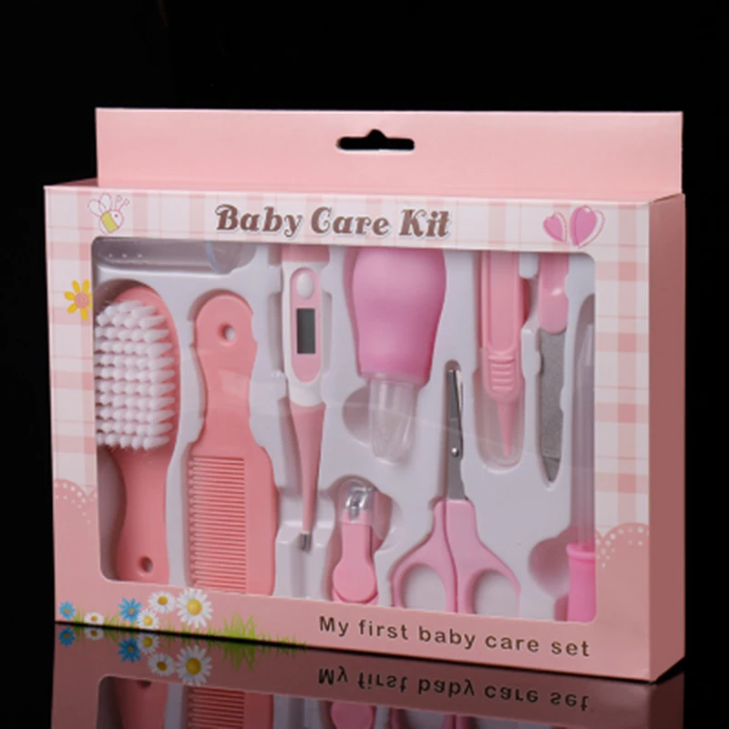 10 pcs pink Для новорожденных детей безопасные ножницы для ногтей удобный детский ежедневный инструмент для ногтей Резак для пальцев триммер для новорожденных детей - Цвет: 10 pcs pink