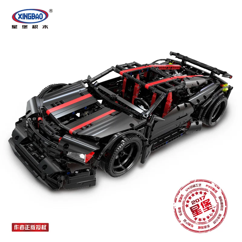 Xingbao Creator TECHNIC MOC строительные блоки будущее Супер гоночный автомобиль модель
