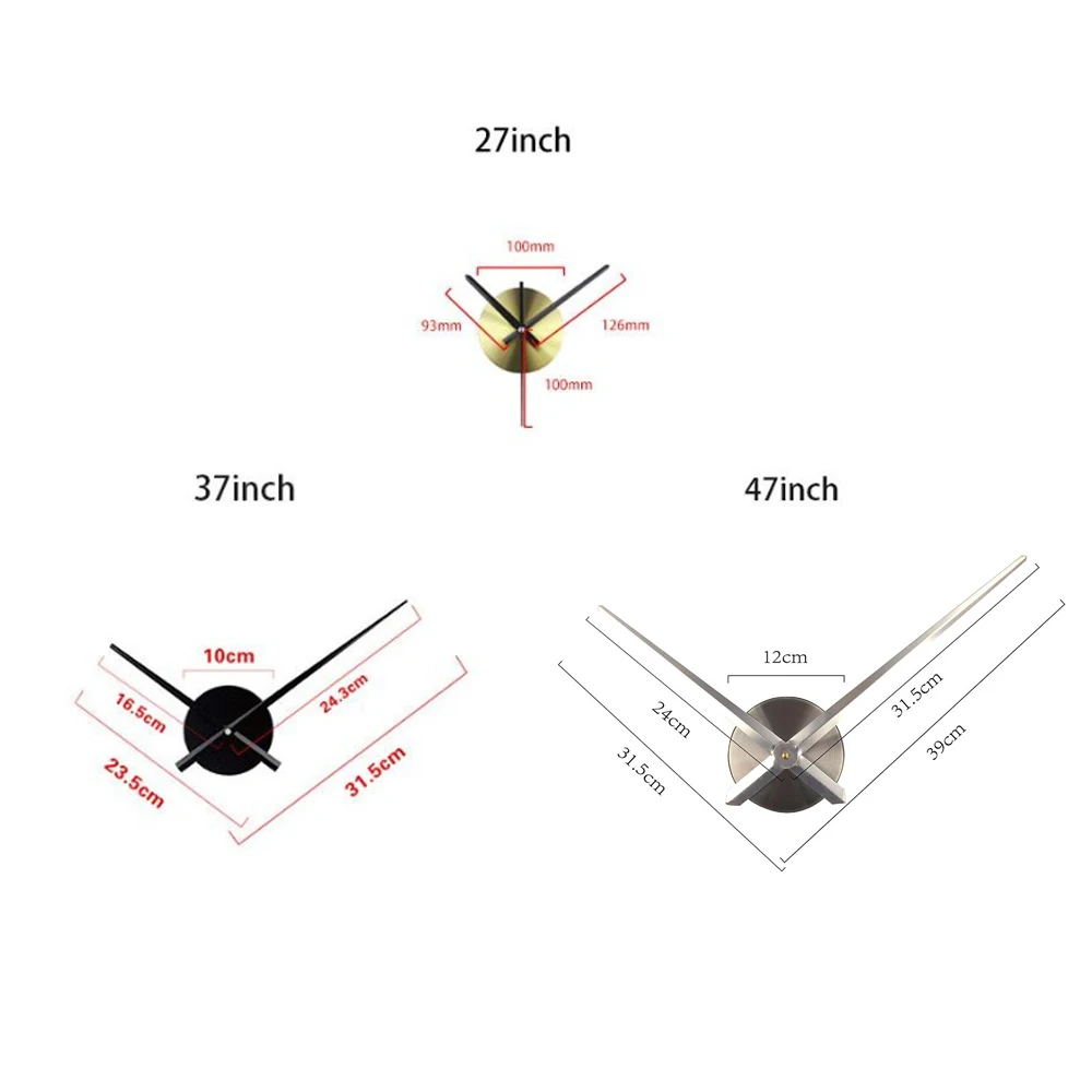 Большие современные тихие настенные зеркальные наклейки 3D сделай сам Настенные