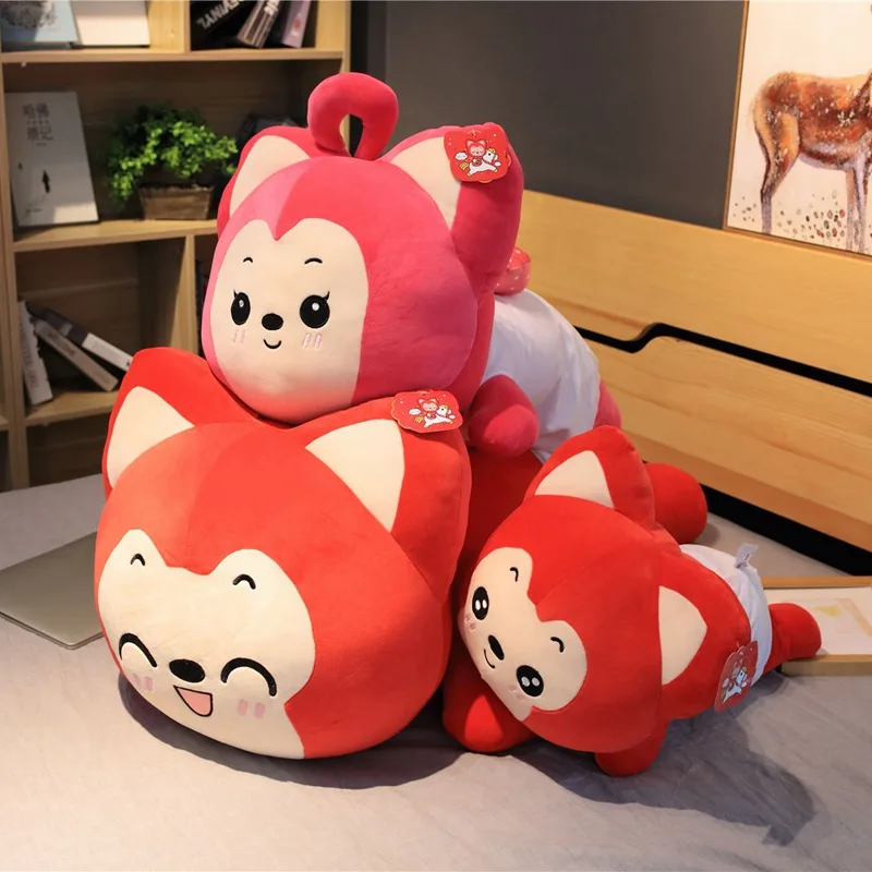 38 см/58 см Милая лиса Али плюшевая игрушка мягкие хлопковые лисы животные кукла