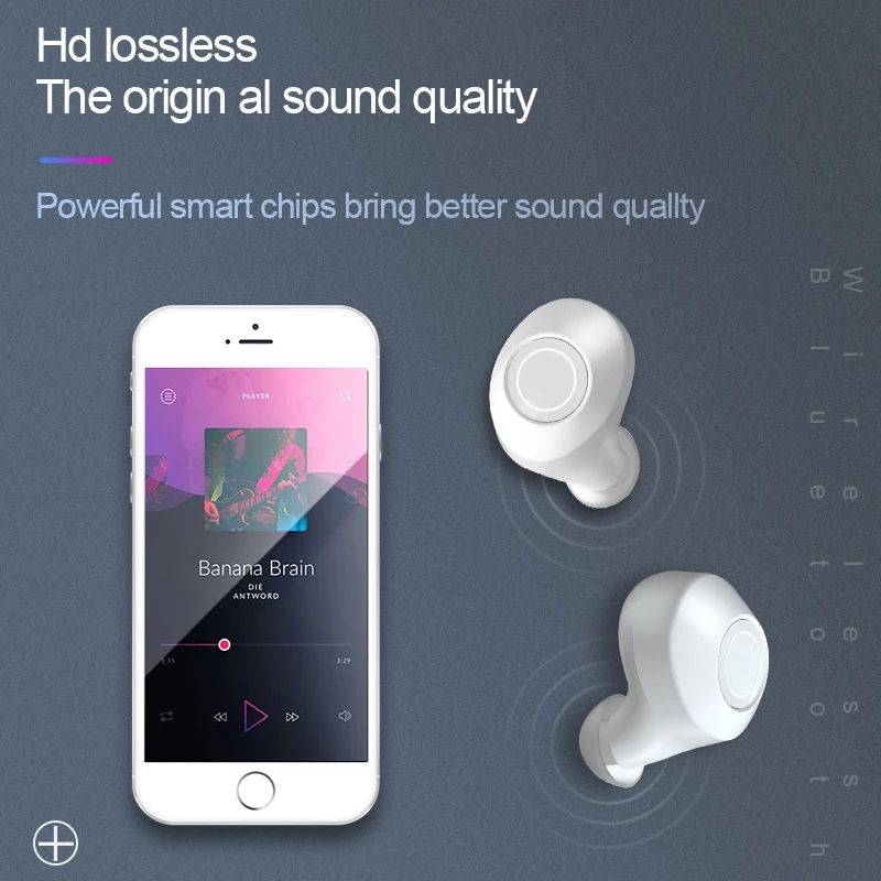 WK V6 наушники вкладыши TWS с 5 0 Bluetooth беспроводные 3D стерео Hi Fi беспроводной