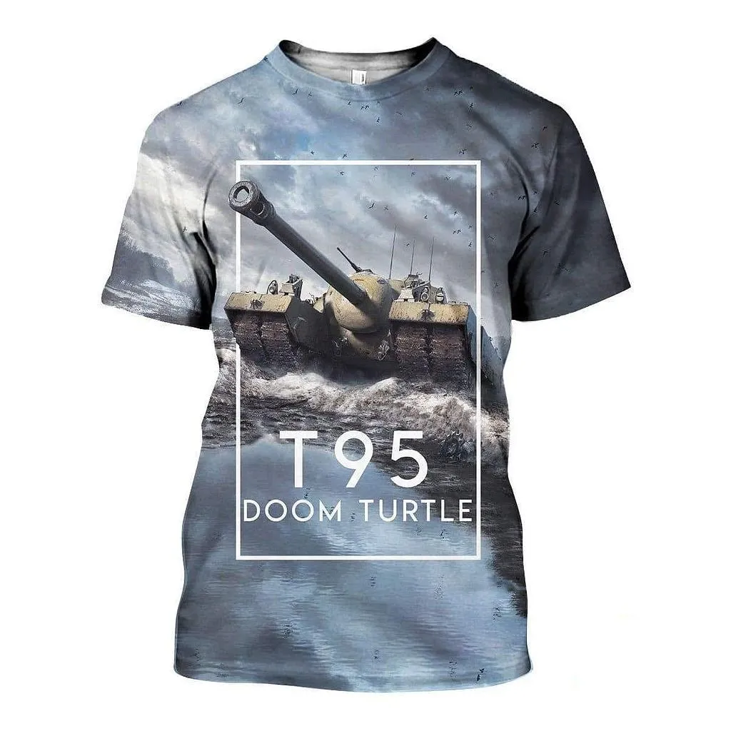 

T95 Doom Turtle 3D All Over Printed Shirts Men Women Fashion Casual Tops