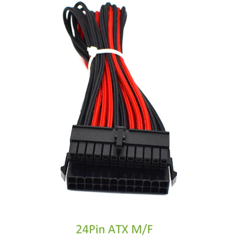 ATX 24Pin CUP 8Pin PCI-E 8P (6 + 2) PCIE 6Pin cpu 4Pin источник питания M/F УДЛИНИТЕЛЬ красный черный