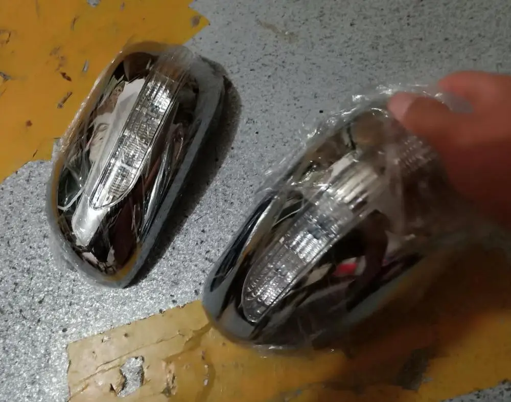 Car accessories Chrome-plated back cover with mirror doors LED case for Toyota Wish 2003-2006 | Автомобили и мотоциклы