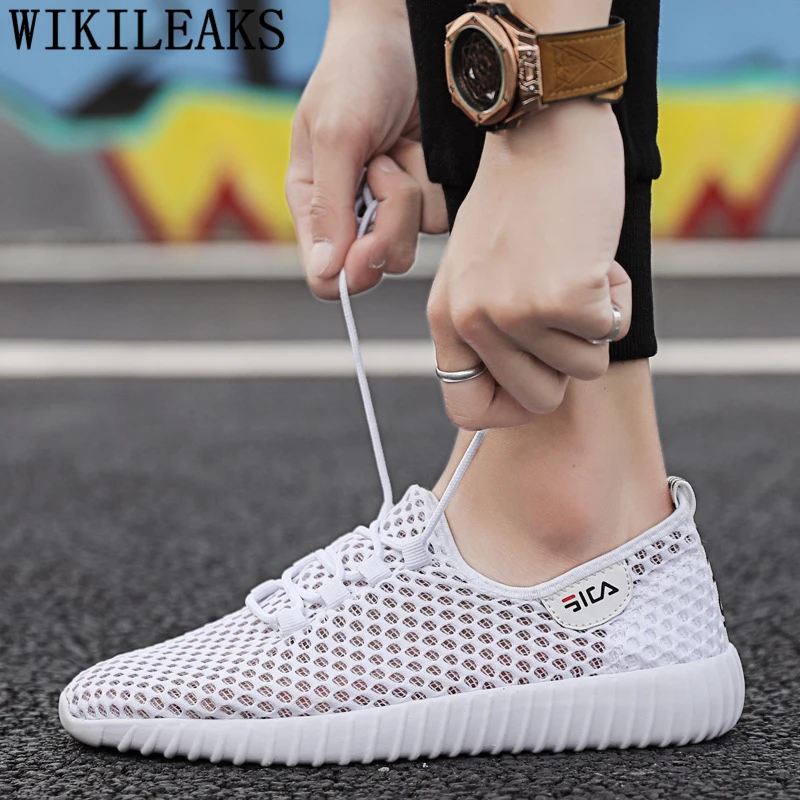 

White Shoes Men Sneakers Luxury Brand Summer Shoes for Men Casual Breathable Sneakers Fashion Shoes for Men Sneakers Zapatillas