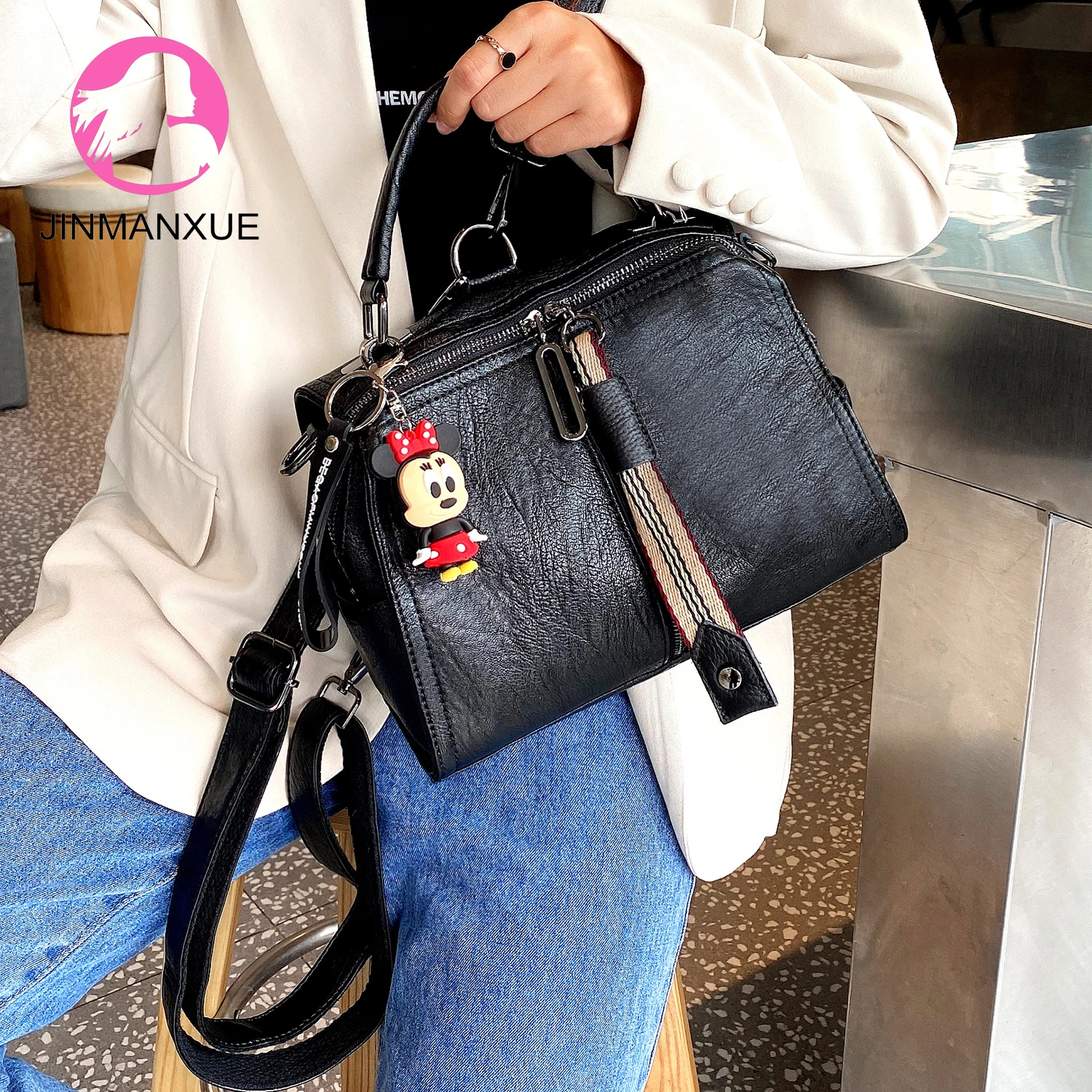 

Высококачественные винтажные кожаные роскошные сумки с кисточками, повседневные сумки, дизайнерская сумка-мессенджер, женские сумки на пл...