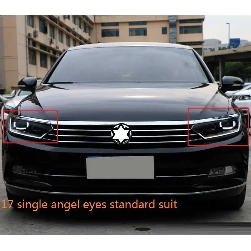 MODEL G Внешний аксессуар, боковая Поворотная сигнальная лампа Luces Led Para, автомобильные фары, автомобильные фары в сборе 17 для Volkswagen Magotan - Цвет: MODEL G