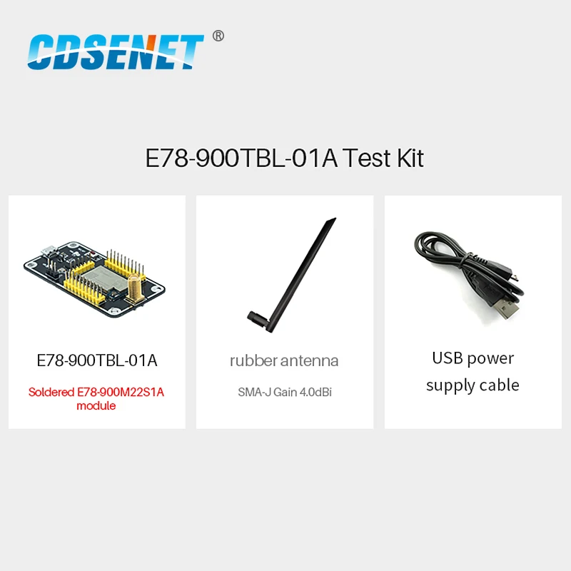 ASR6505 E78-900TBL-01A Test Board Kit USB To TTL Development Board CDSENET for E78-900M22S1A Wireless Module