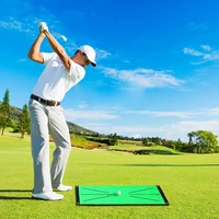golf training matmini golf practice hitting aidfixed ground rug for swing detection battingportable practice golf mat