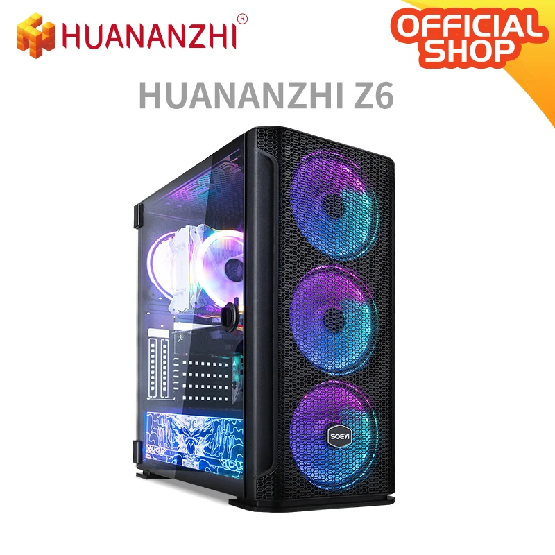 

HUANANZHI X99 TF Z6 Gaming E5 Desktop Computer cpu E5 2678 V3 DDR4 4*8G Gaming Card GTX 960 4G SSD 240G High cost performance