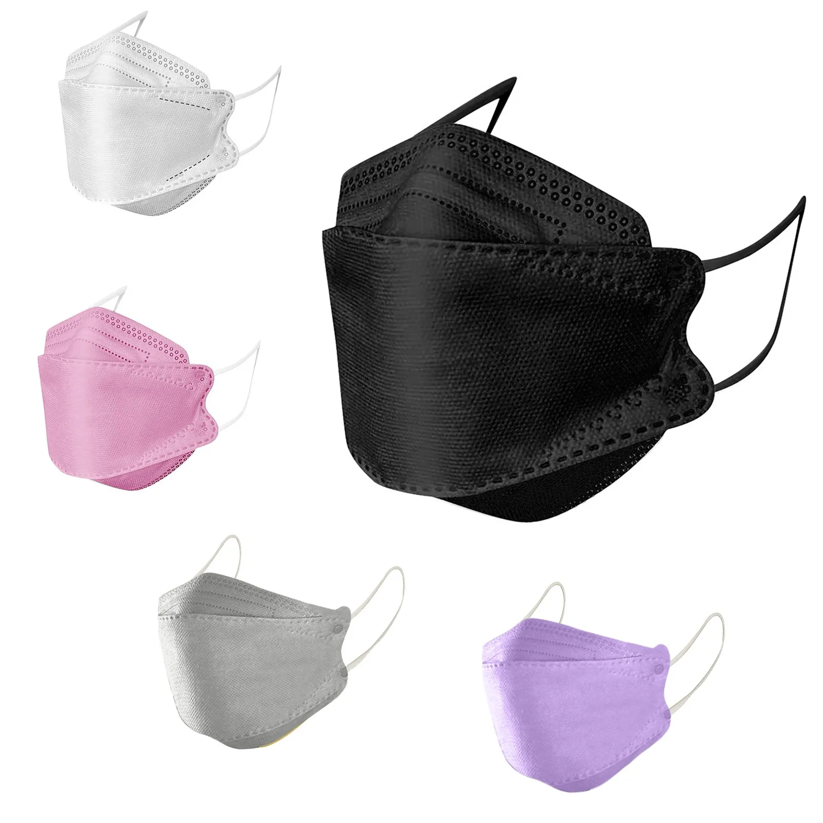 

50pcs Masque Visage Face Mask Adult Protective Face Masks Halloween Cosplay Adult Outdoor Prevention Non Woven Face Mask