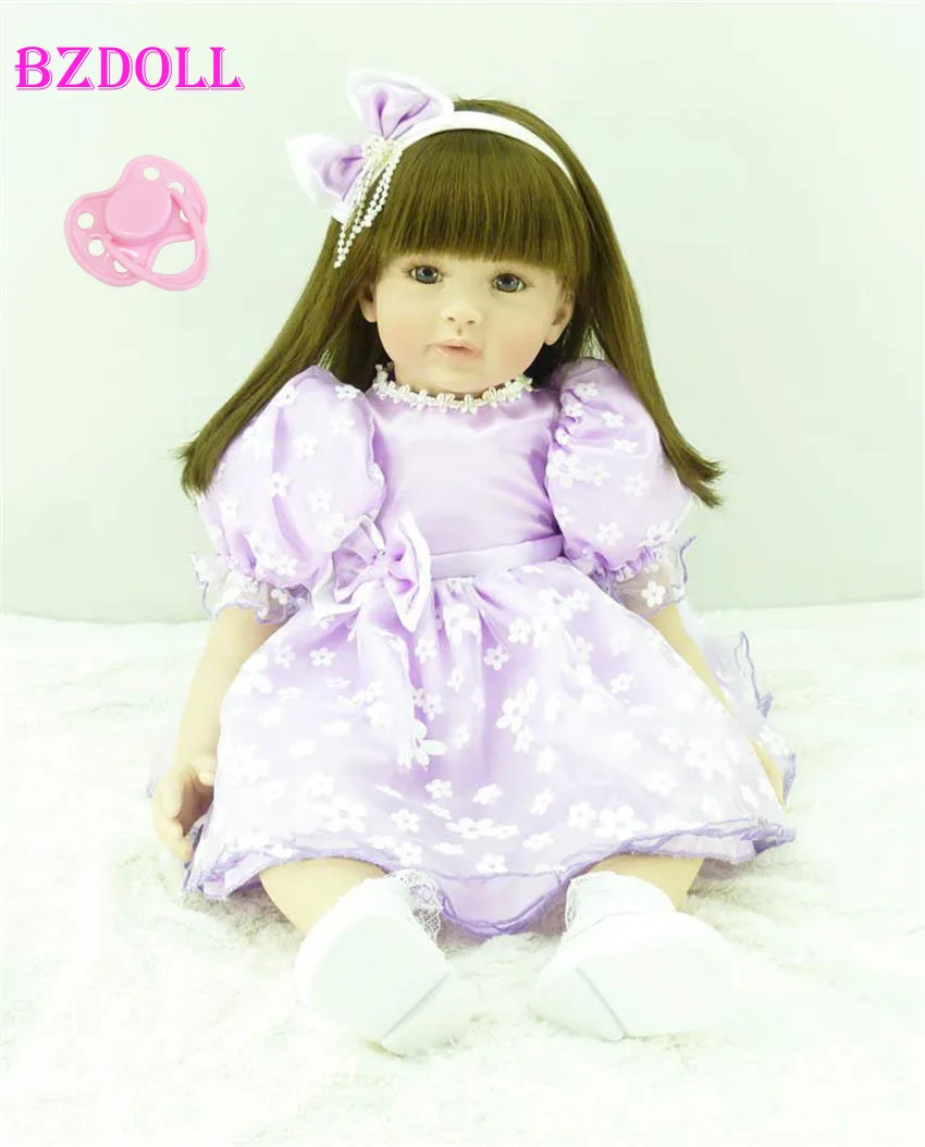Силиконовая кукла-Реборн 60 см 24 дюйма | Игрушки и хобби
