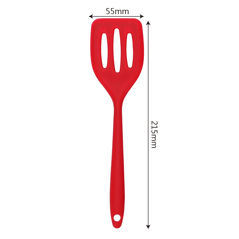 Silicone Turners Gadgets Spatula Egg Fish Frying Pan Scoop Fried Shovel Slotted Turners Kitchen Tools Cooking Utensils images - 6