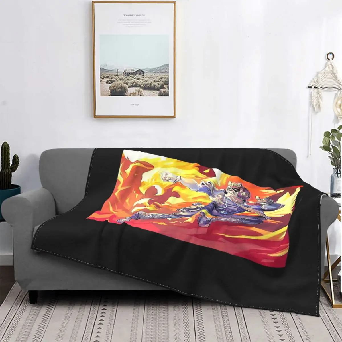 

Manta de Arte de superhéroes, colcha a cuadros para cama, sofá, manta de verano, lino y algodón