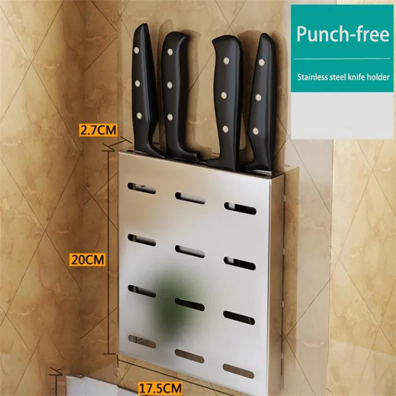 

Подставка для крышек, подставка для ножа, вертикальная подставка, держатель для крышки из нержавеющей стали без отверстий, подставка для по...