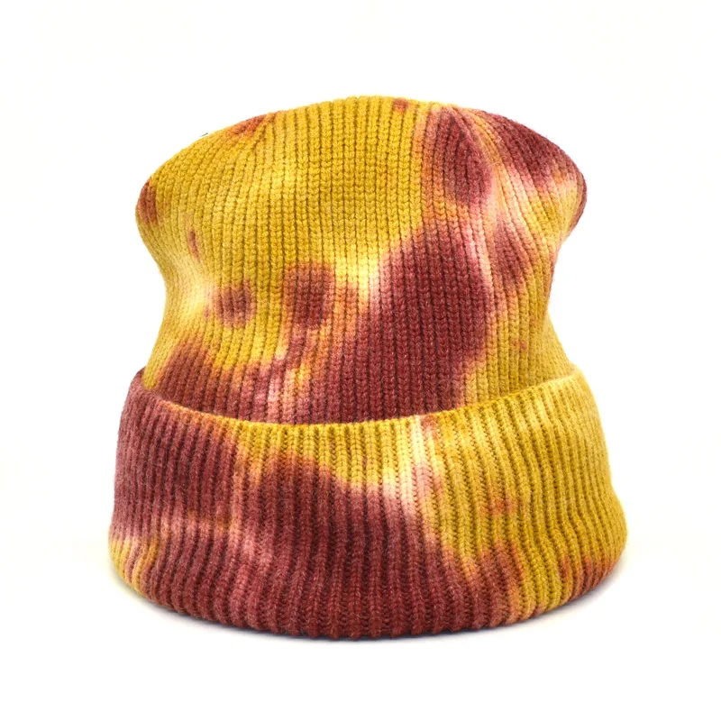Новинка 2021 вязаная шерстяная шапка с принтом теплые облегающие шапки для женщин s