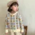 Вязаный свитер с цветочным принтом для девочек, осень 2021, Детский кардиган, хлопковая одежда, детская верхняя одежда, жакет, свитер, топы - изображение