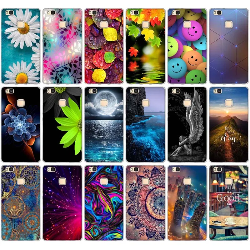 Мягкий чехол из ТПУ для huawei P9 Lite/G9 Lite, чехлы с рисунком, чехол для huawei P9 Lite, мягкий силиконовый чехол для huawei G9 Lite, чехол