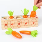 Деревянная игрушка-пазл для детей по методу Монтессори