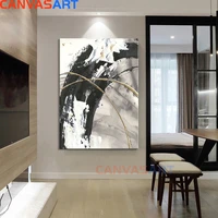 canvas art golden abstract line canvas poster nordic decoration picture cuadros decoracion dormitorio wall art canvas painting