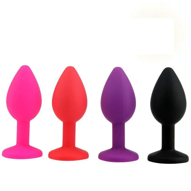 Медицинская силиконовая Анальная пробка маленький большой расширитель