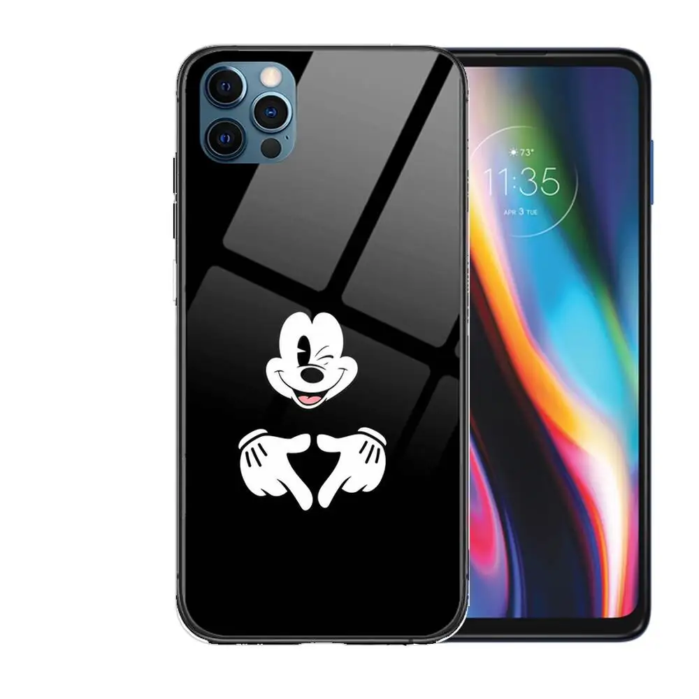 Чехол для iphone 12 11 Pro Max 12Pro XS XR X 7 8 Plus SE 2020 закаленное стекло черный | Мобильные