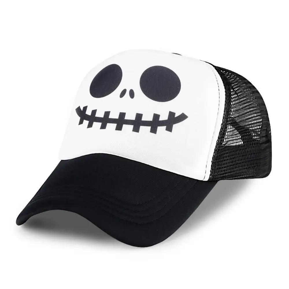 Кепки для Хэллоуина мужчин и женщин кепки в стиле хип-хоп с изображением