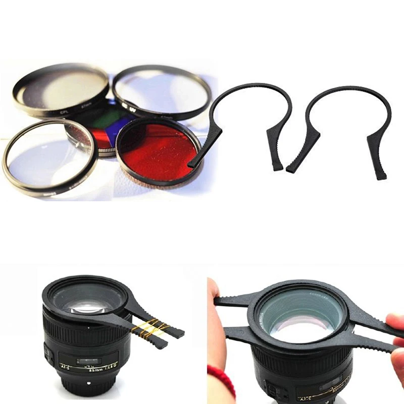 

2pcs Camera Lens Filter Wrench Removal Tools Spanner Pliers 49mm 52mm 55mm 58mm
