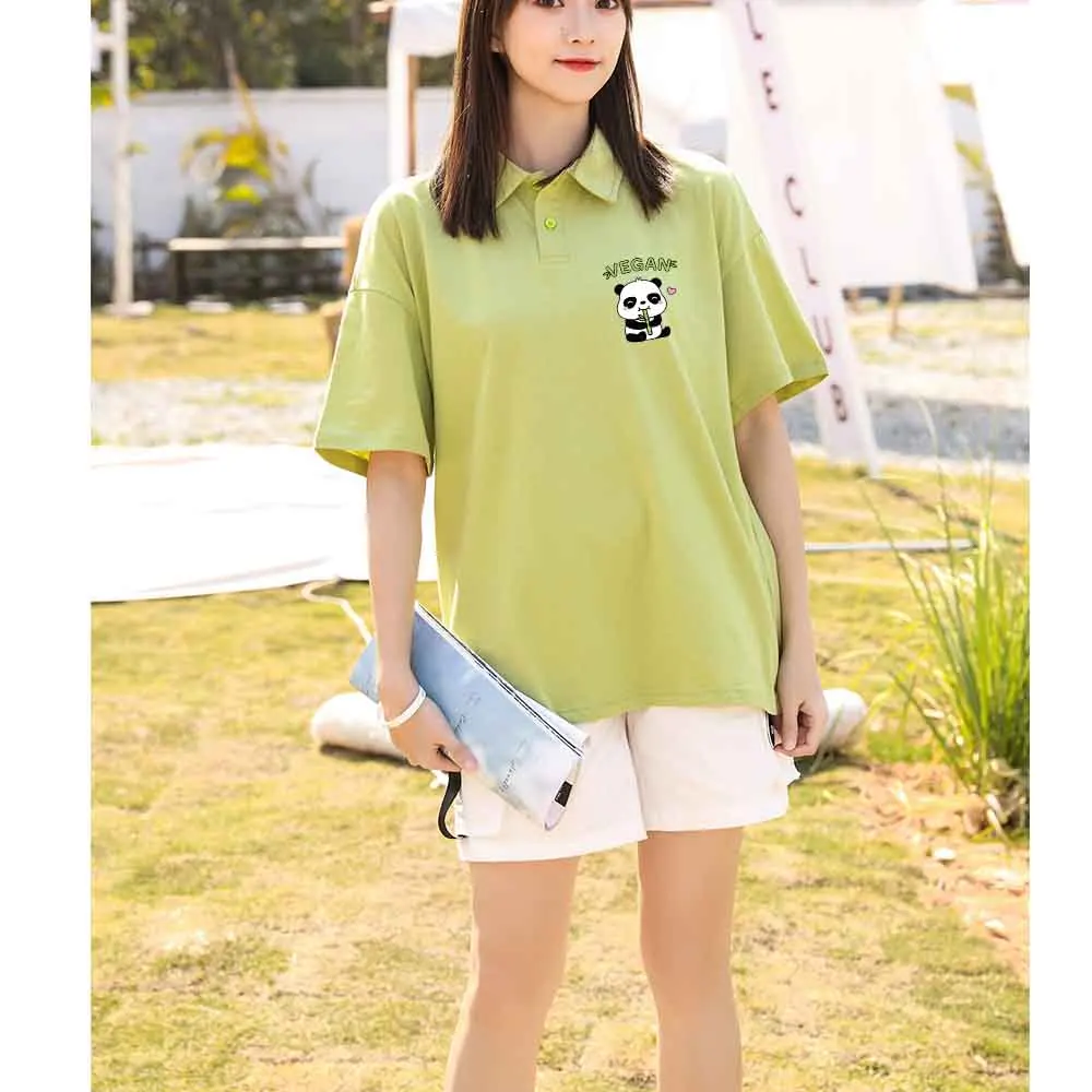 

Kawaii Panda зеленый верхний Размеры d размера плюс Размеры Мода 2021 короткие джинсовая куртка с длинным рукавом футболки для женщин женские тенни...