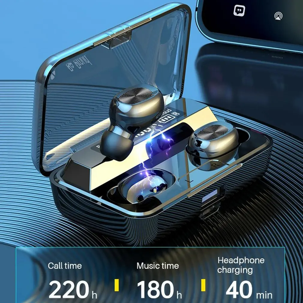 Спортивные сенсорные беспроводные наушники уличные мини-наушники-вкладыши для