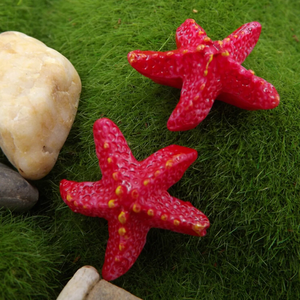 

Hot Sale Starfish Miniatures Fairy Garden Decoration Micro Landscapes DIY Resin Craft Bonsai Figurine Terrarium Ornament Acce
