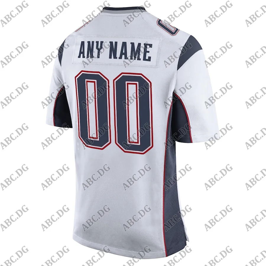 

Customized Stitch Jersey Men Women Kid Youth Men Women Kid Youth New England Customized Game Away Jersey Any Name Any Number