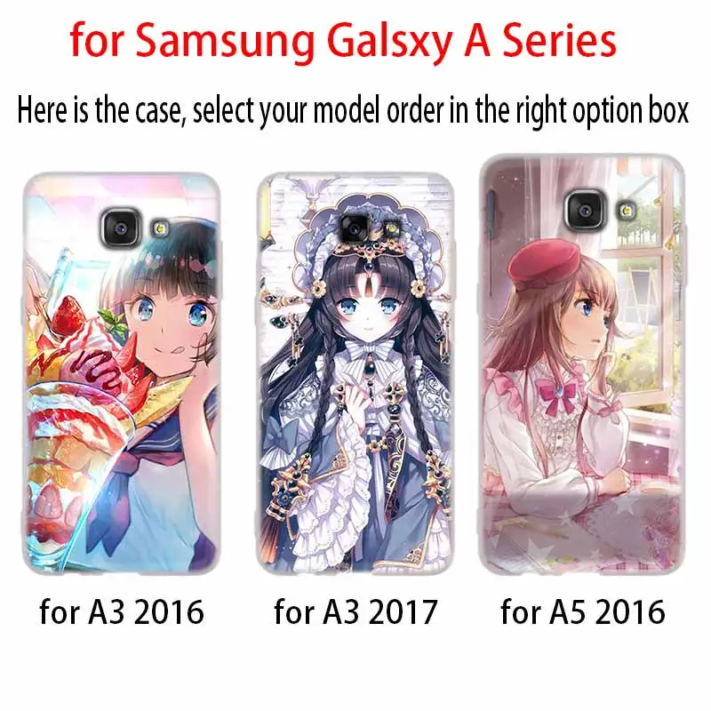japanese anime love Live Silicone Case For Samsung A52 A32 A12 A72 A42 A21S 5G A3 A5 A6 A7 A8 Plus 2018 Cover Star |
