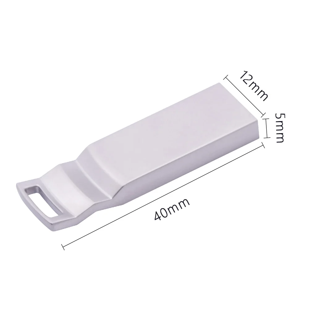 Металлический флеш-накопитель usb 2 0 4 ГБ 8 16 32 64 Водонепроницаемая флешка карта