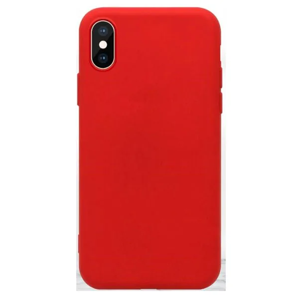 SUREHIN силиконовый чехол для samsung galaxy A10 A20E A30 A40 A50 A60 A70 M30 20 S10e 9 apple iphone 8 PLus мягкие protectiv оболочки Прозрачный чехол Крышка - Цвет: Red
