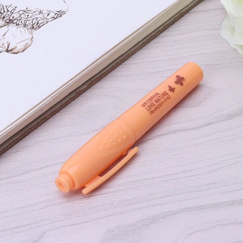 6 шт./компл. конфетных цветов хайлайтер блокнот мейкер ручки флуоресцентные линии