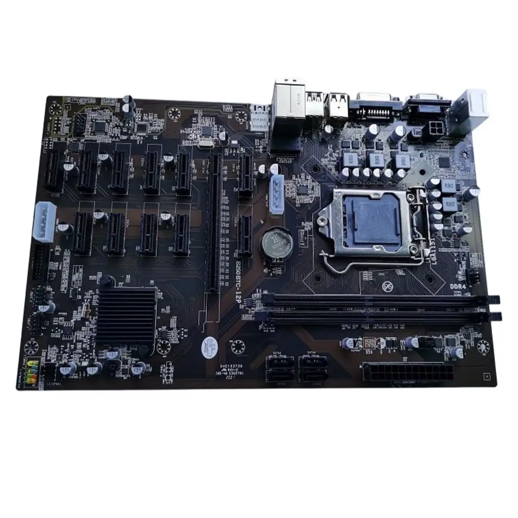 

Графическая плата для майнинга B250, 12 графических карт, 12 ГП, 12PCI-E