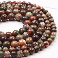natural gemstone round beads loose beads for diy jewelry making bracelet flower agate stone beads