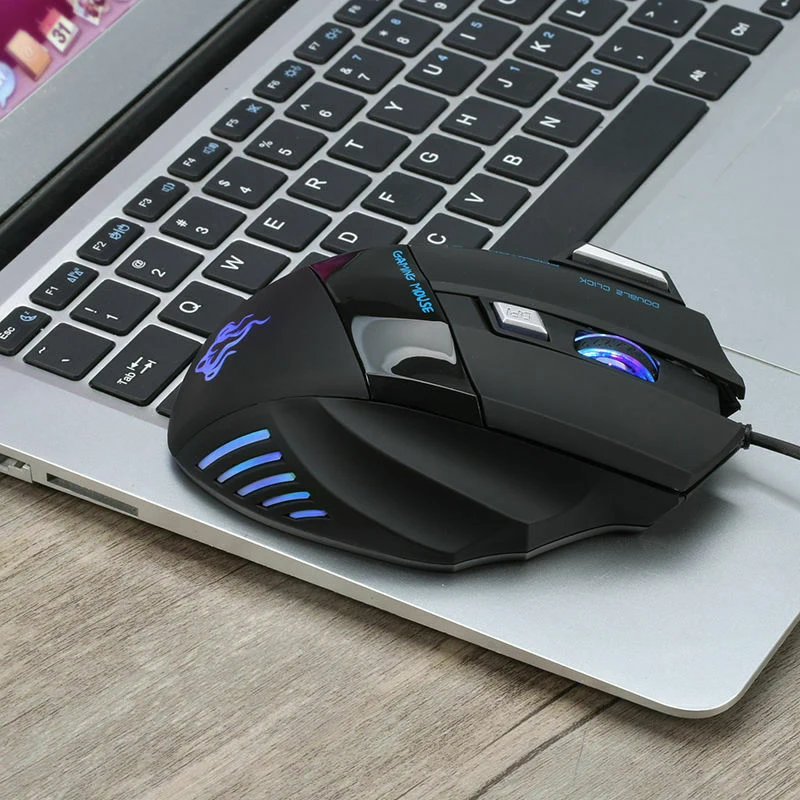 

For Computer Laptop Desktop PC 1pc 5500DPI LED Optical USB Wired Gaming Mouse 7 Buttons Gamer Computer Mice Pohiks