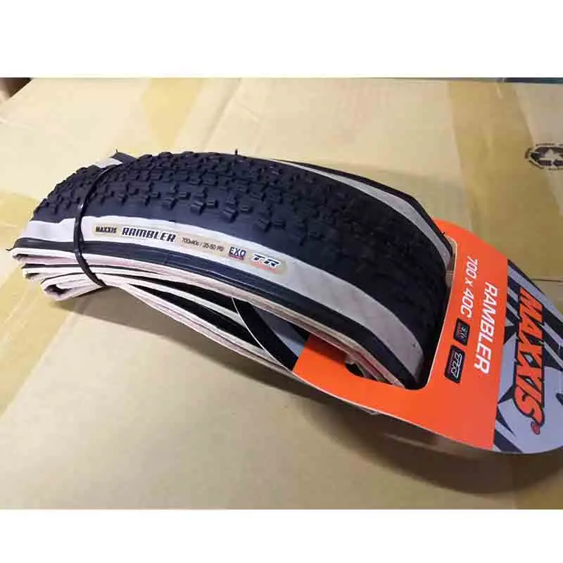 MAXXIS плетистая шины в сложенном виде желтой каймой гравий Adventure для велосипедных