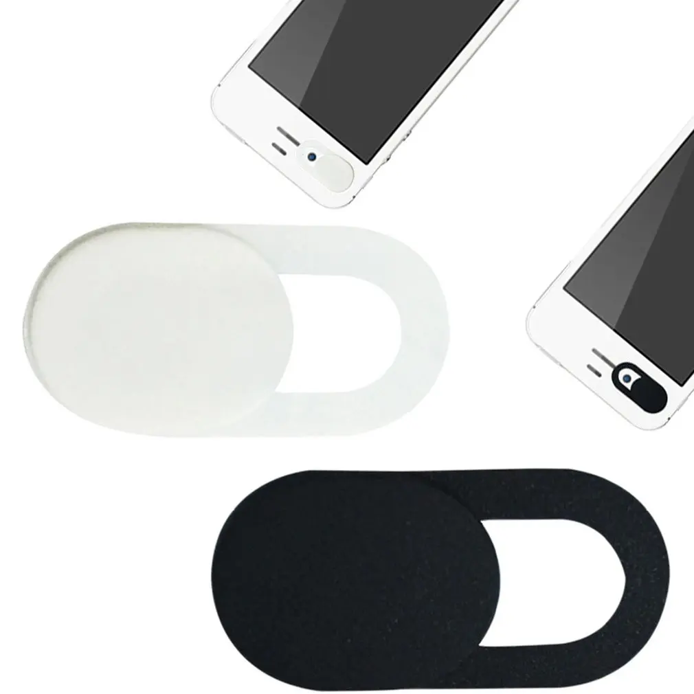 Universal Plastic Black WebCam Cover Shutter Magnet Slider Camera for IPhone Laptop Mobile Phone Len Privacy Stickers | Электроника
