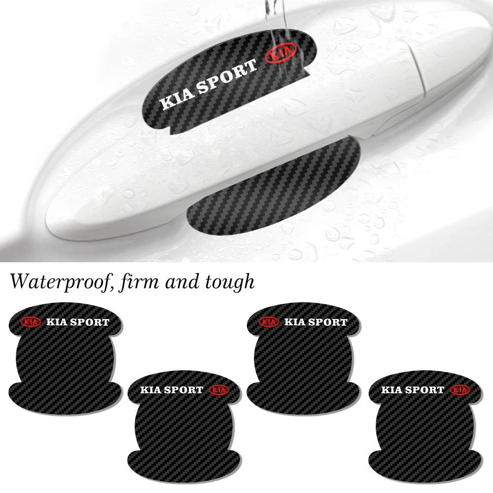 4 шт./компл. Универсальная автомобильная дверная ручка Чаша против царапин