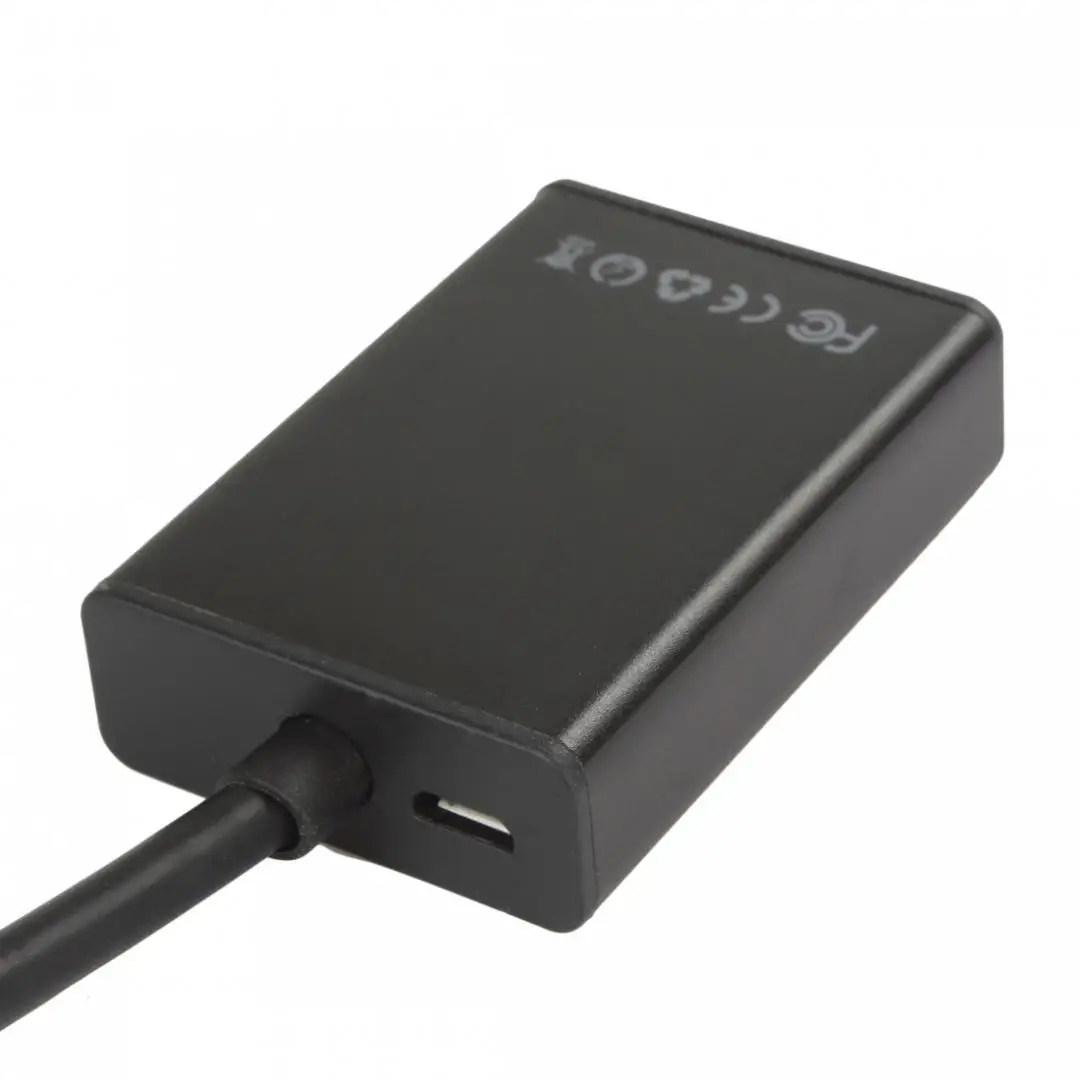 DigiYes прочный VGA на HDMI выход 1080P HD + Аудио ТВ AV Видео кабель конвертер адаптер|Кабели